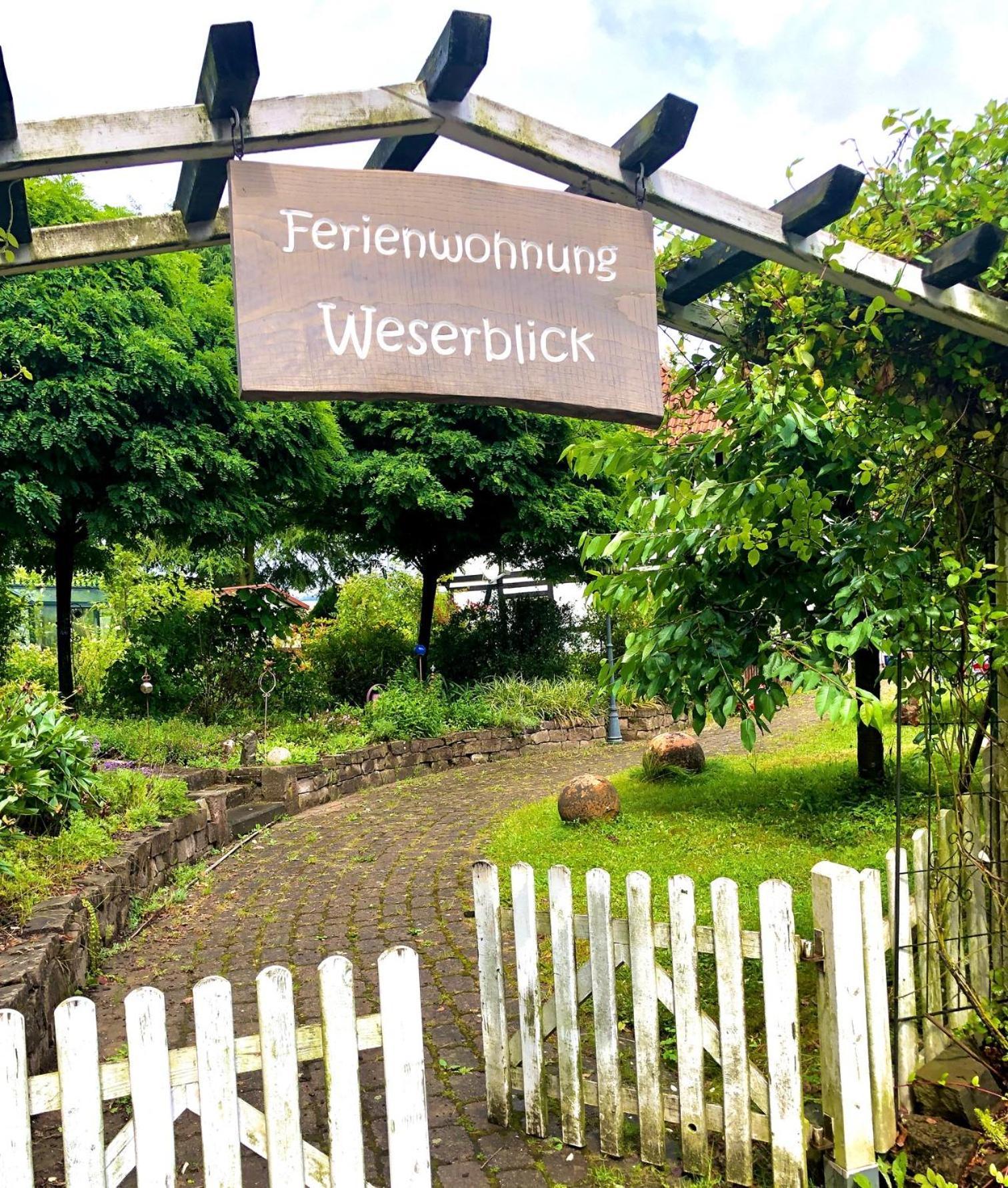 Ferienwohnung Weserblick Polle Екстериор снимка